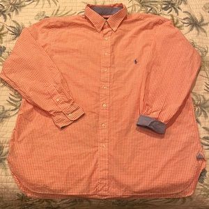 Ralph Lauren Long Sleeve 100% Cotton Stretch Dress Shirt, Size 1XB